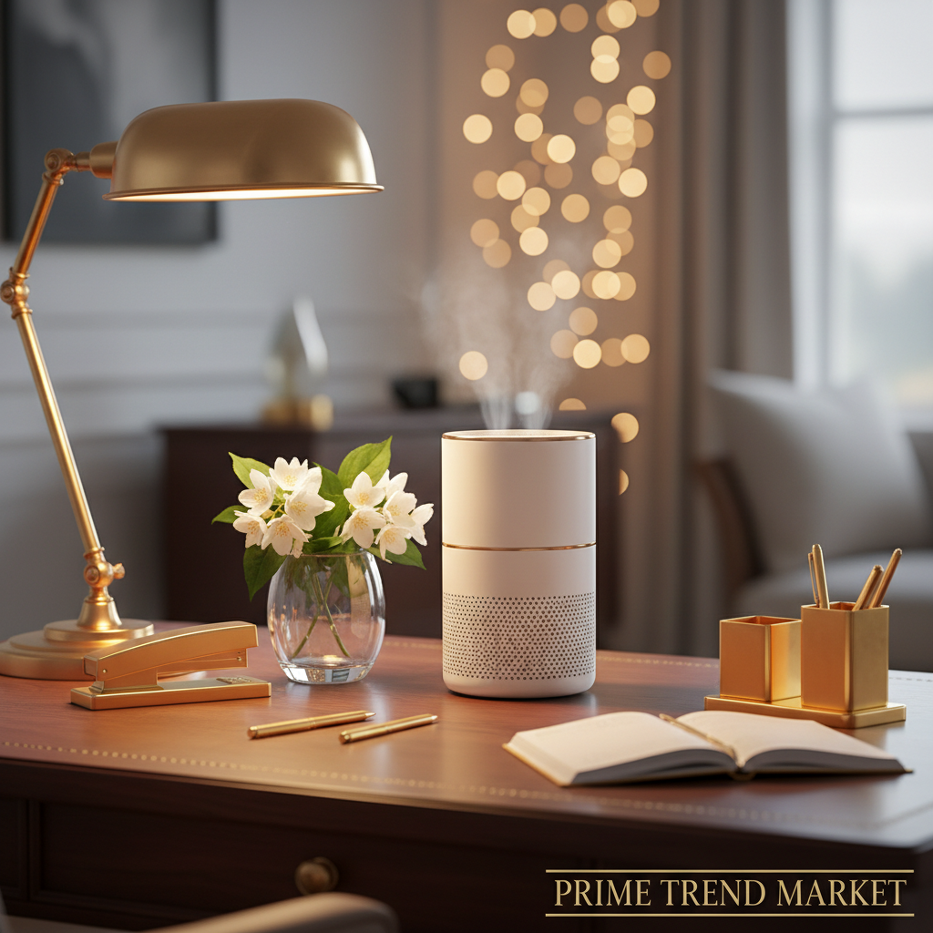 Mini Desktop Air Purifier — True HEPA Filter, PM2.5, Home & Office — Prime Trend Market