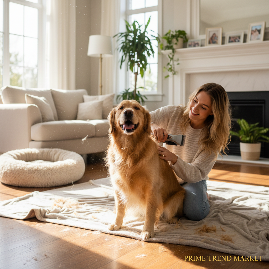 Professional Low Noise Pet Hair Clipper | Easy Home Grooming for Dogs & Cats — Prime Trend Market