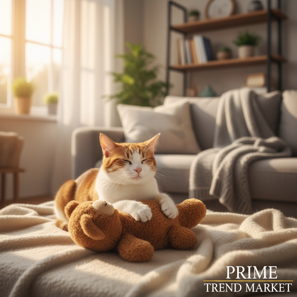 Luxury Cat Toy Ultimate Pack Bundle | Octopus Chew + Flying Saucer + Jumping Insect + Teddy Bear — Prime Trend Market