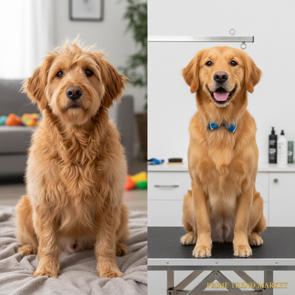 Professional Low Noise Pet Hair Clipper | Easy Home Grooming for Dogs & Cats — Prime Trend Market