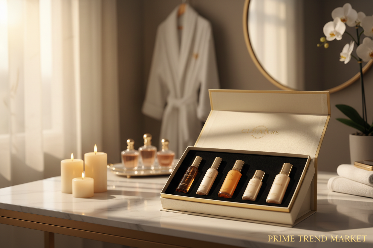 Complete Skincare Ritual Set — Cleanser + Toner + Serum + Eye Cream + Moisturizer — Prime Trend Market