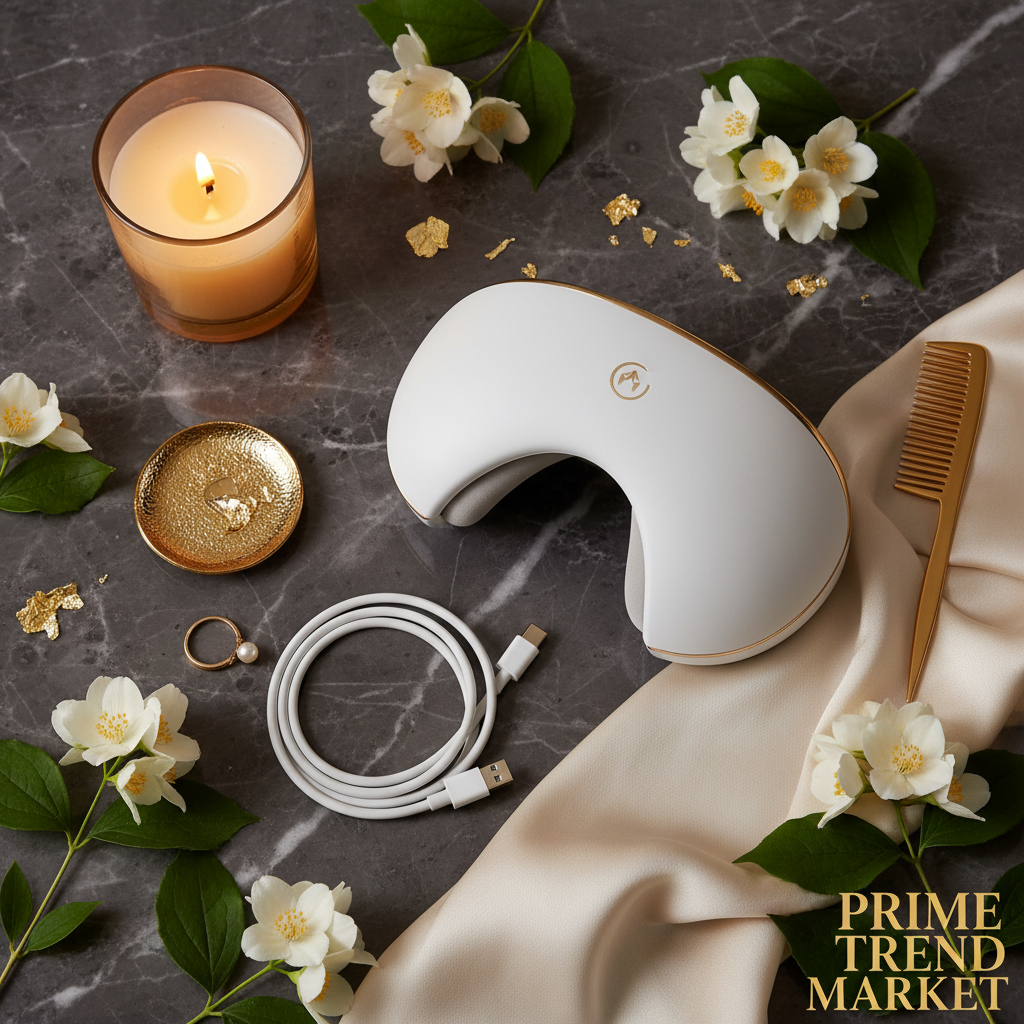 Luxury Smart Eye Massager — Hot Compress, Vibration Therapy & Fatigue Relief, USB Rechargeable — Prime Trend Market