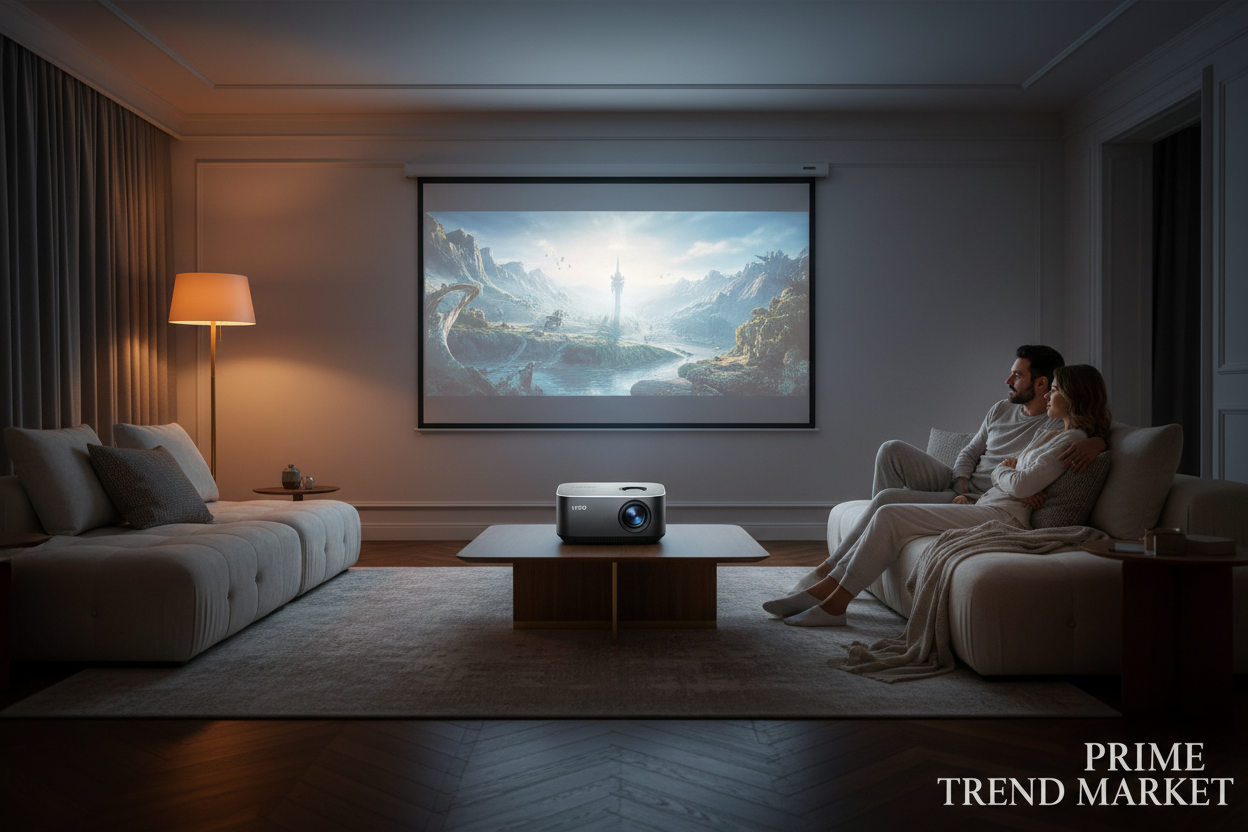 CinemaVision™ HY320 Mini Projector — 720P Android Smart Home Theater — Prime Trend Market
