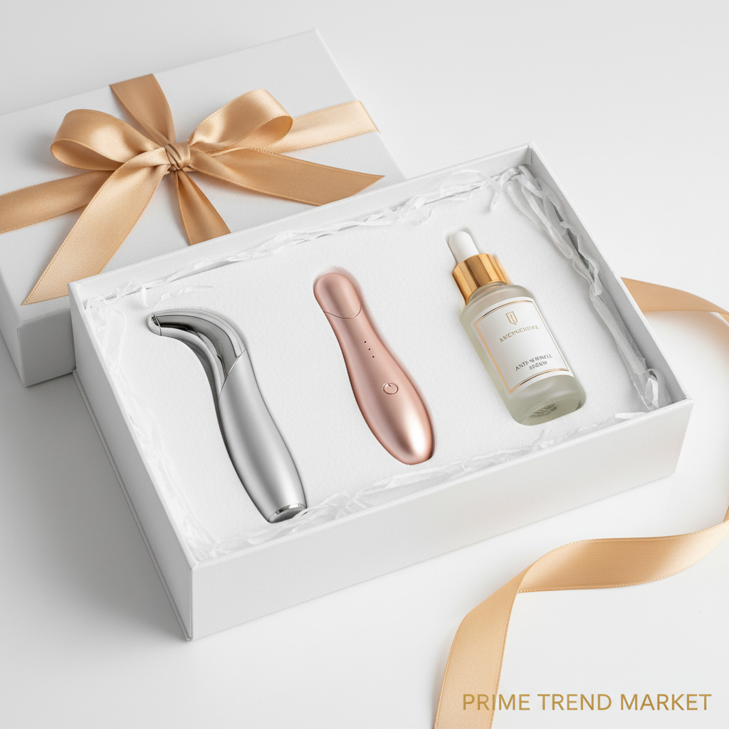 Anti-Aging Power Trio — EMS Microcurrent Wand + Eye Massager + Anti-Wrinkle Serum — Prime Trend Market