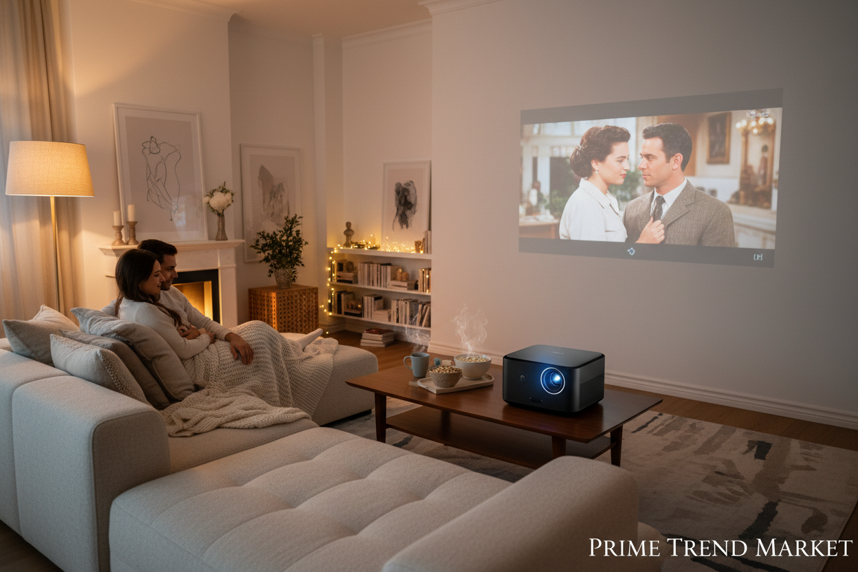 KaraokeMax™ HD Home Theater Projector — 720P with Built-In Microphone for Movie & Party Nights — Prime Trend Market