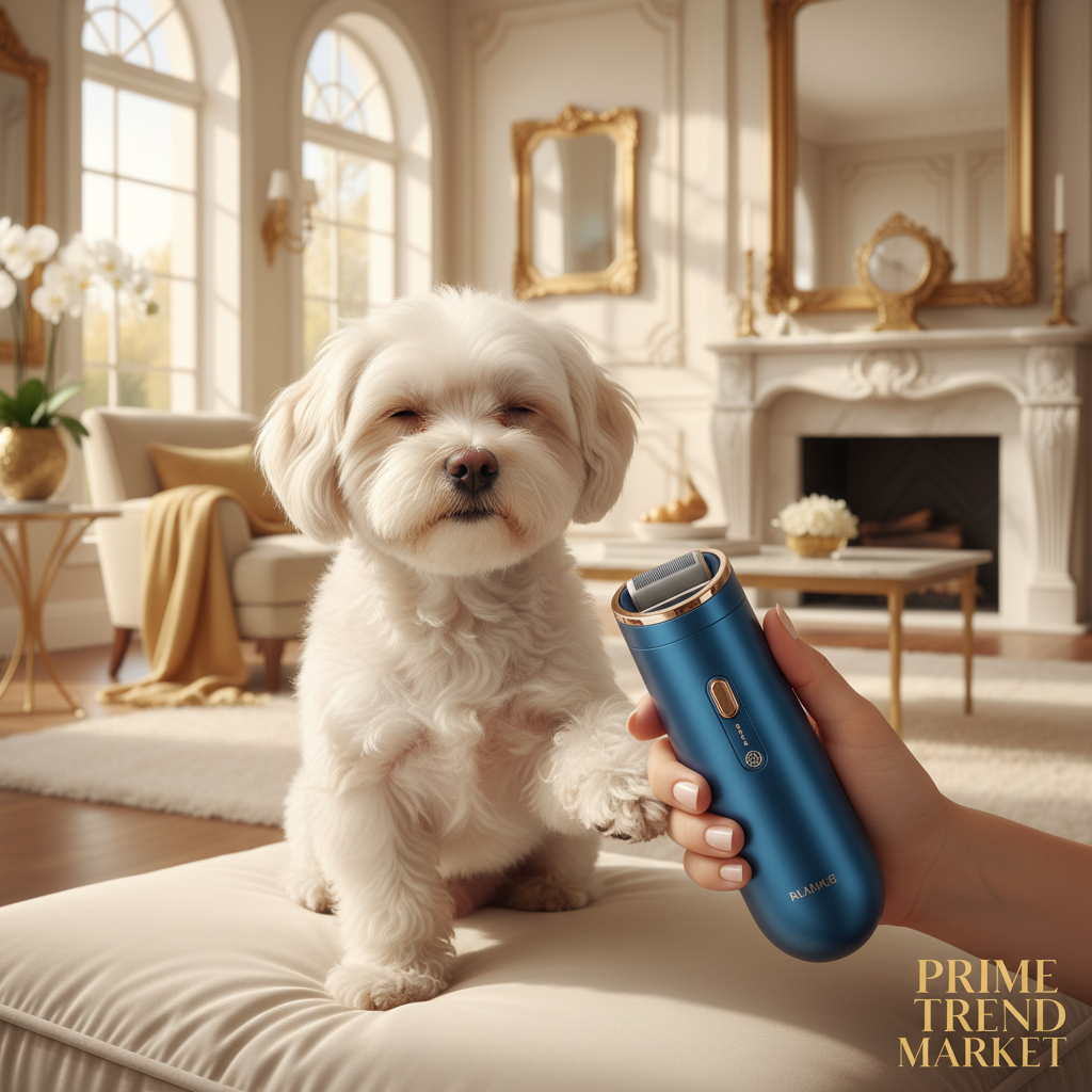 Professional Pet Nail Grinder — 2-Speed Quiet USB Rechargeable Trimmer — Prime Trend Market