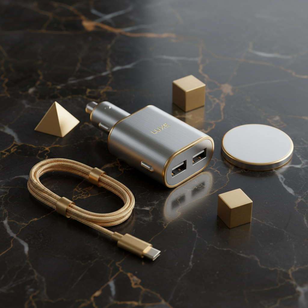 3-Port USB Car Charger 30W — Fast Charge iPhone 16, 15, 14 & More — Eliza & Tuan