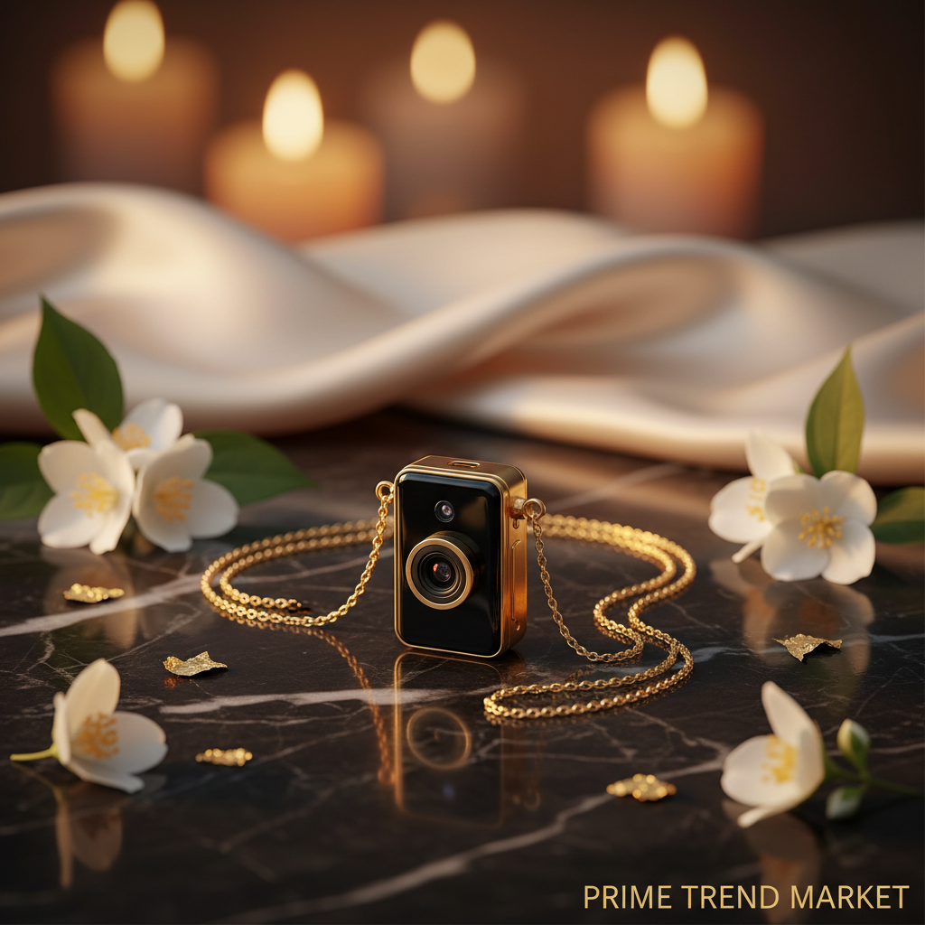 NeckShot™ HD Necklace Camera — Wearable Campus Cam in 15+ Styles with Optional Memory Card — Prime Trend Market