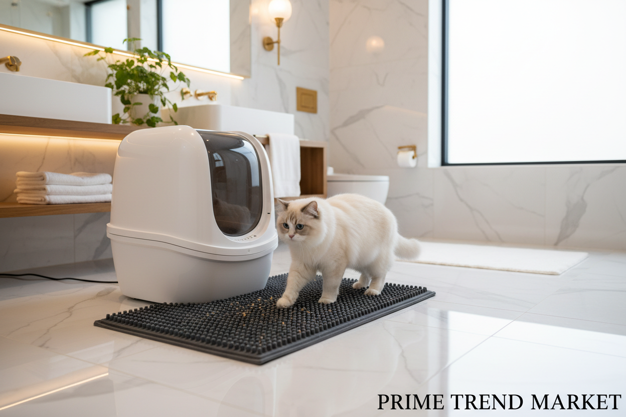 Premium Leak-Proof Cat Litter Step Pad — Anti-Tracking Filtered Mat for Adult Cats — Prime Trend Market