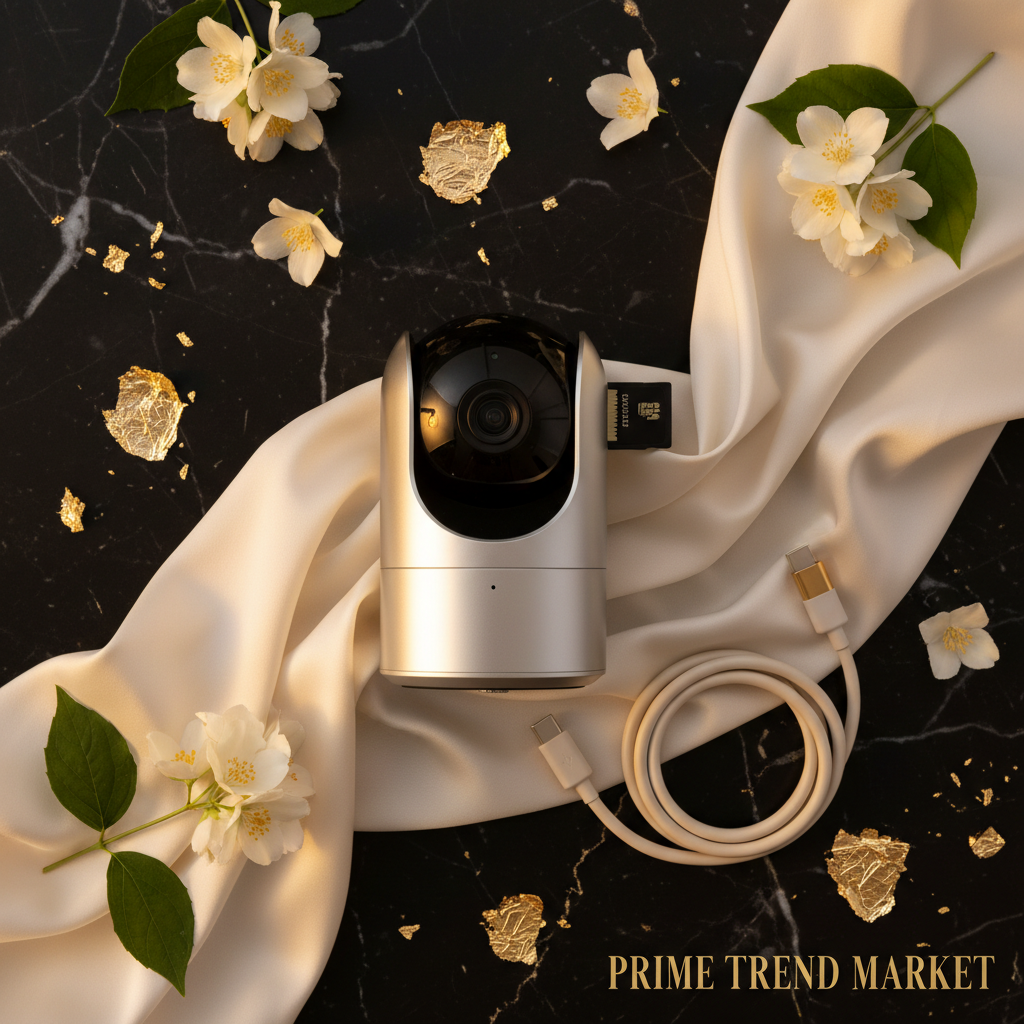 Smart PTZ WiFi Security Camera Pro | AI Tracking 350° Pan + Night Vision + 128GB — Prime Trend Market