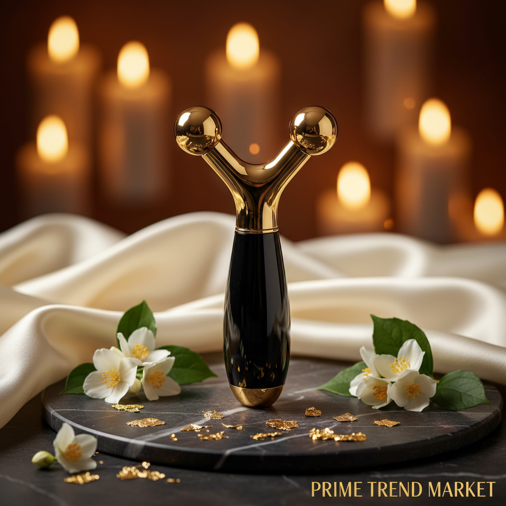 Luxury EMS Vibration Neck Beauty Massager — Skin Rejuvenation, Lifting & Firming Device — Eliza & Tuan
