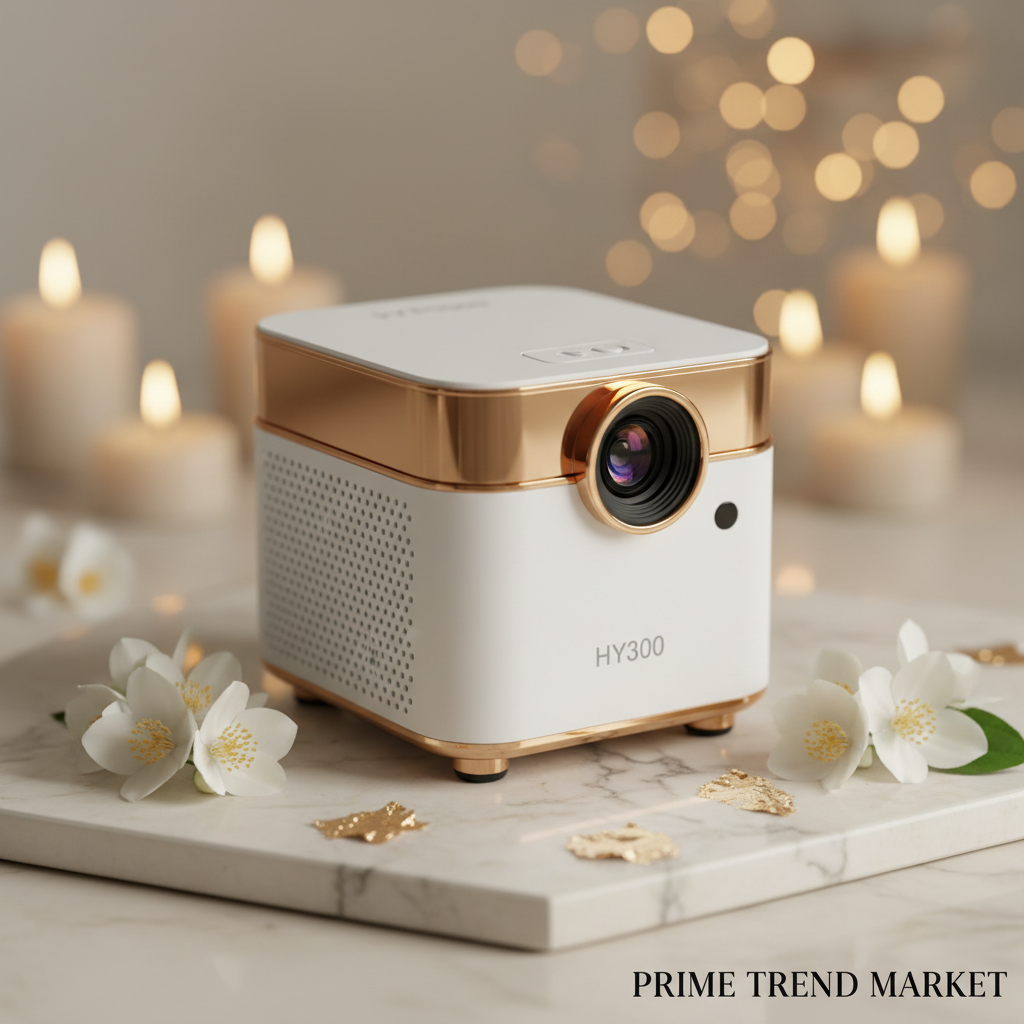 Projector Movie Night Bundle | HY300 Mini Smart Projector + Portable Speaker — Prime Trend Market