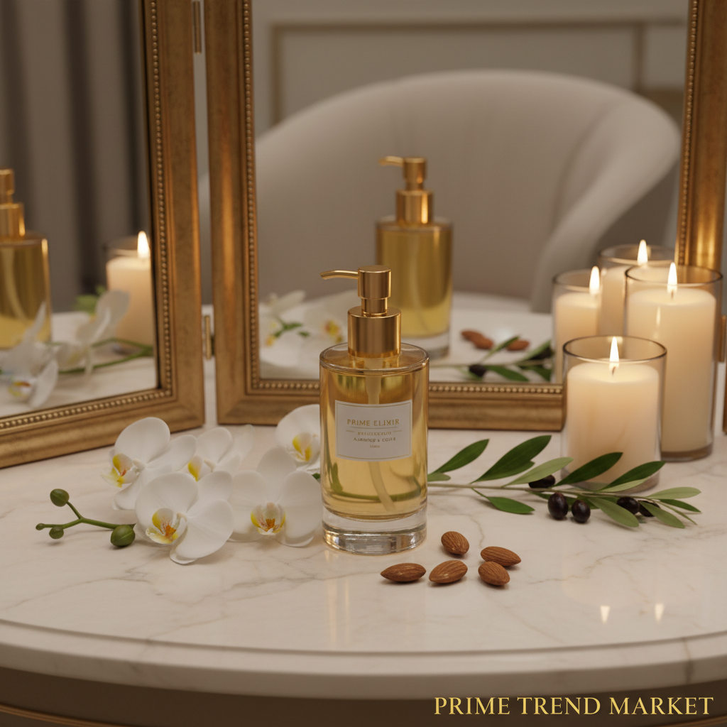 Luxury Daily Body & Skin Massage Oil — Almond & Olive Oil Nourishing Skin Care Formula 100ml — Prime Trend Market