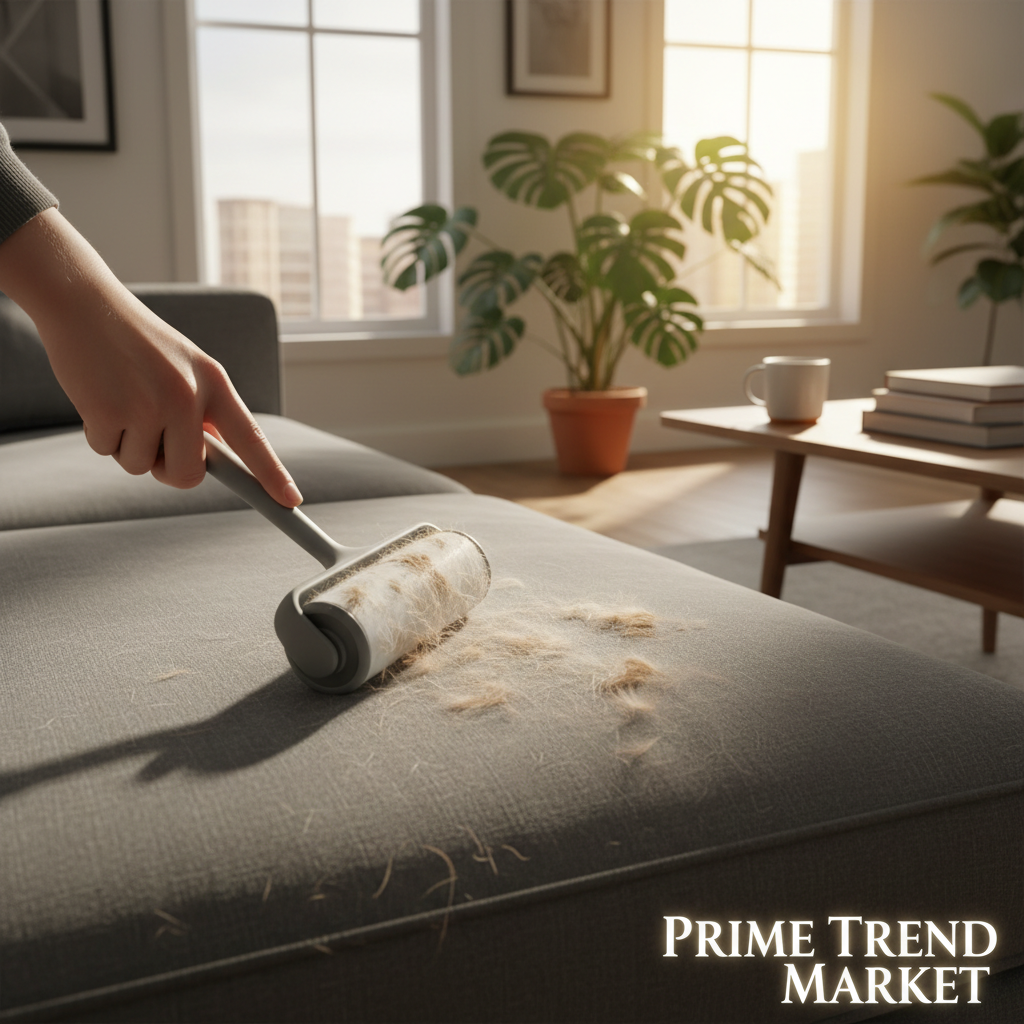 Luxury Pet Grooming Essentials Bundle | Grooming Gloves + Slicker Brush + Deshedding Glove + Hair Roller — Prime Trend Market