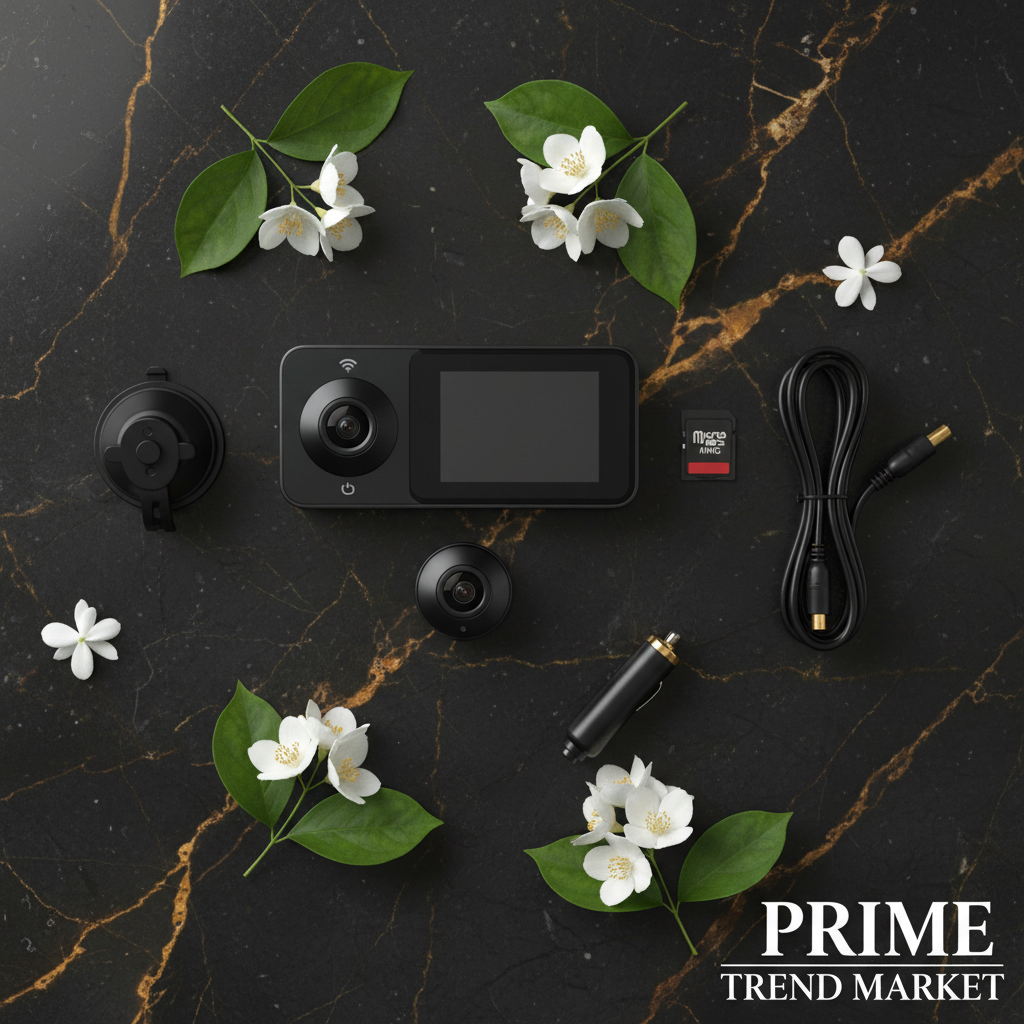 WiFi 3-Channel Dash Cam 1080P | Night Vision | App Control | 32G MMC | Parking Monitor — Prime Trend Market