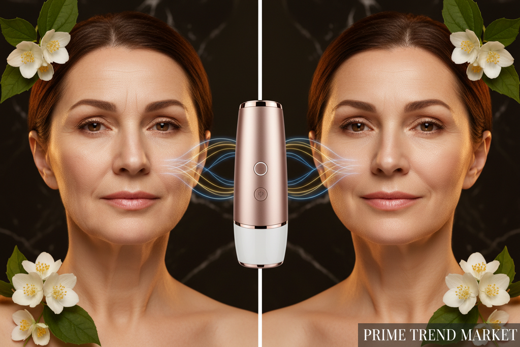 ProRF™ 3-6 Pole RF Skin Rejuvenation & Color Light Beauty Instrument — Professional Home Facial Device — Eliza & Tuan