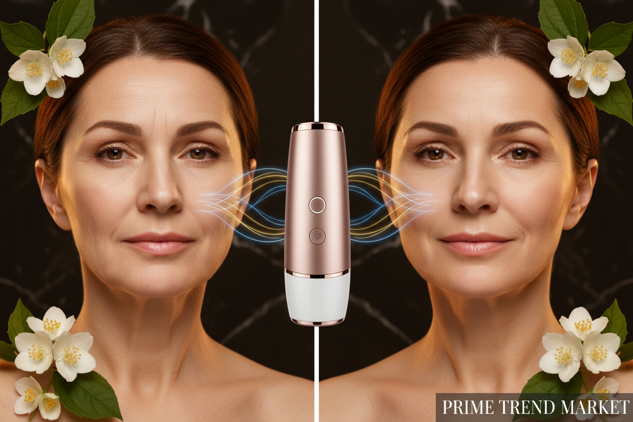 ProRF™ 3-6 Pole RF Skin Rejuvenation & Color Light Beauty Instrument — Professional Home Facial Device — Eliza & Tuan