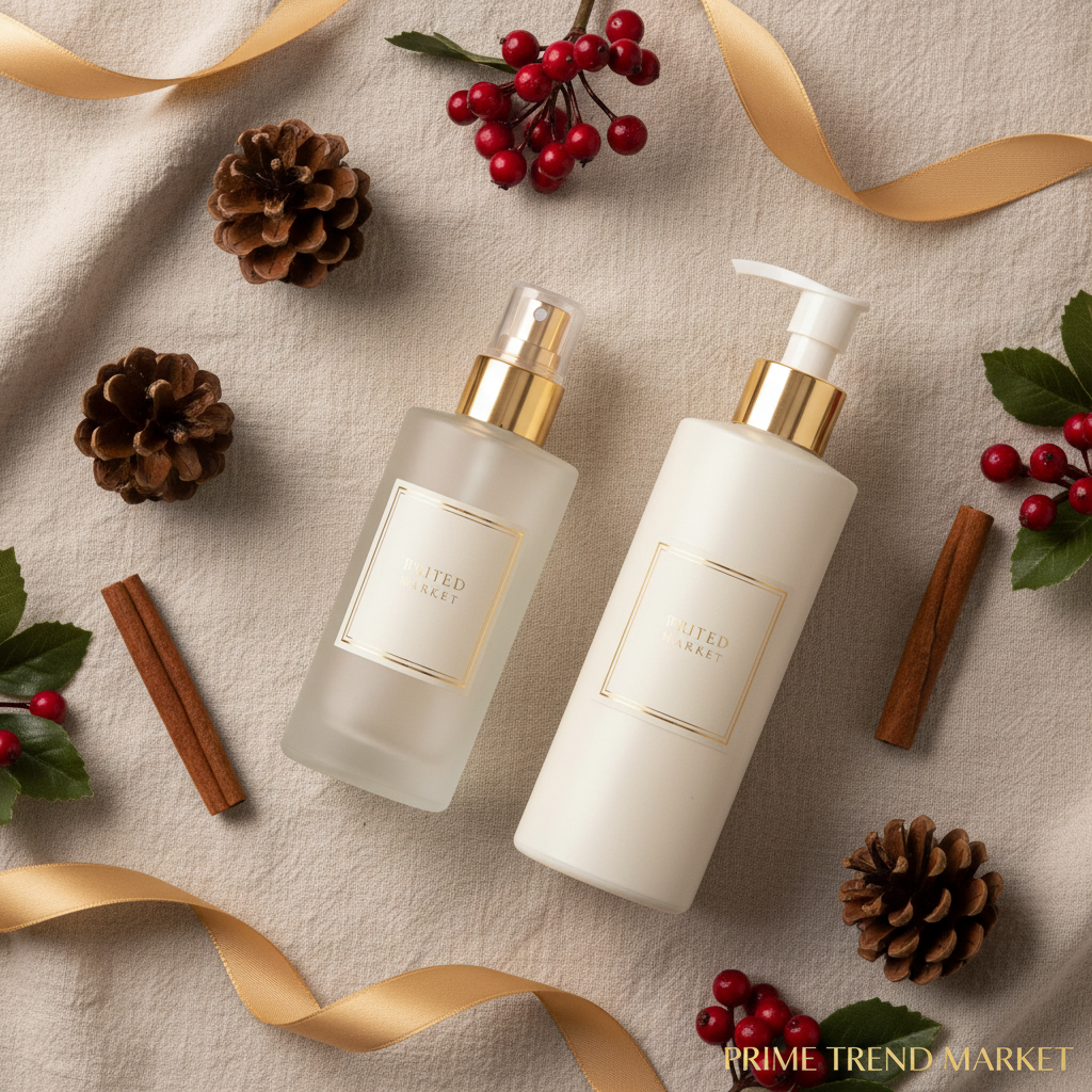 Christmas Perfumed Body Care Set — Deodorant Spray & Body Lotion | Lasting Holiday Party Scent | Gift for Her — Prime Trend Market