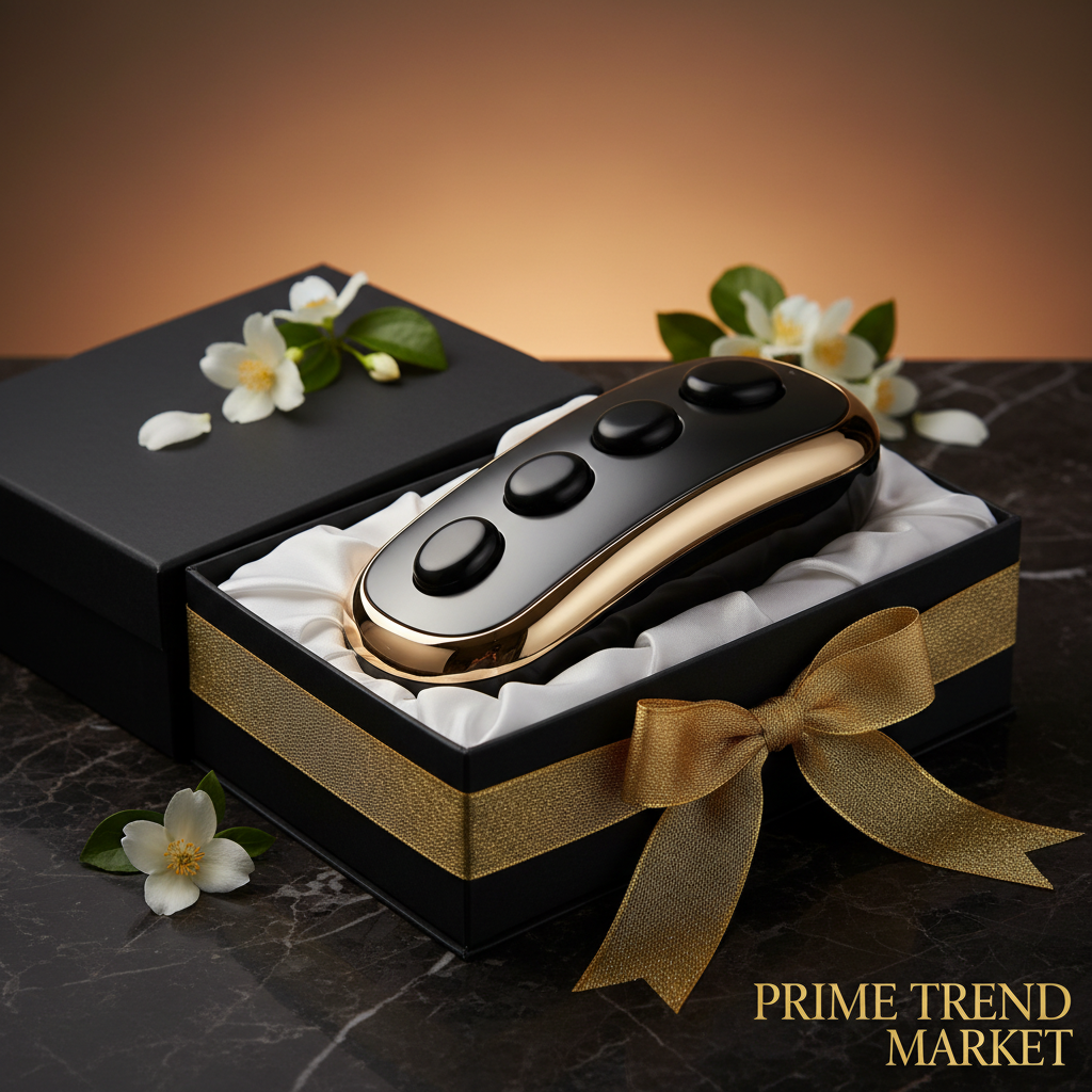 Luxury Electric Abdominal Massager — Hot Compress Stone Massage, Wireless Charging, Constant Temperature — Prime Trend Market