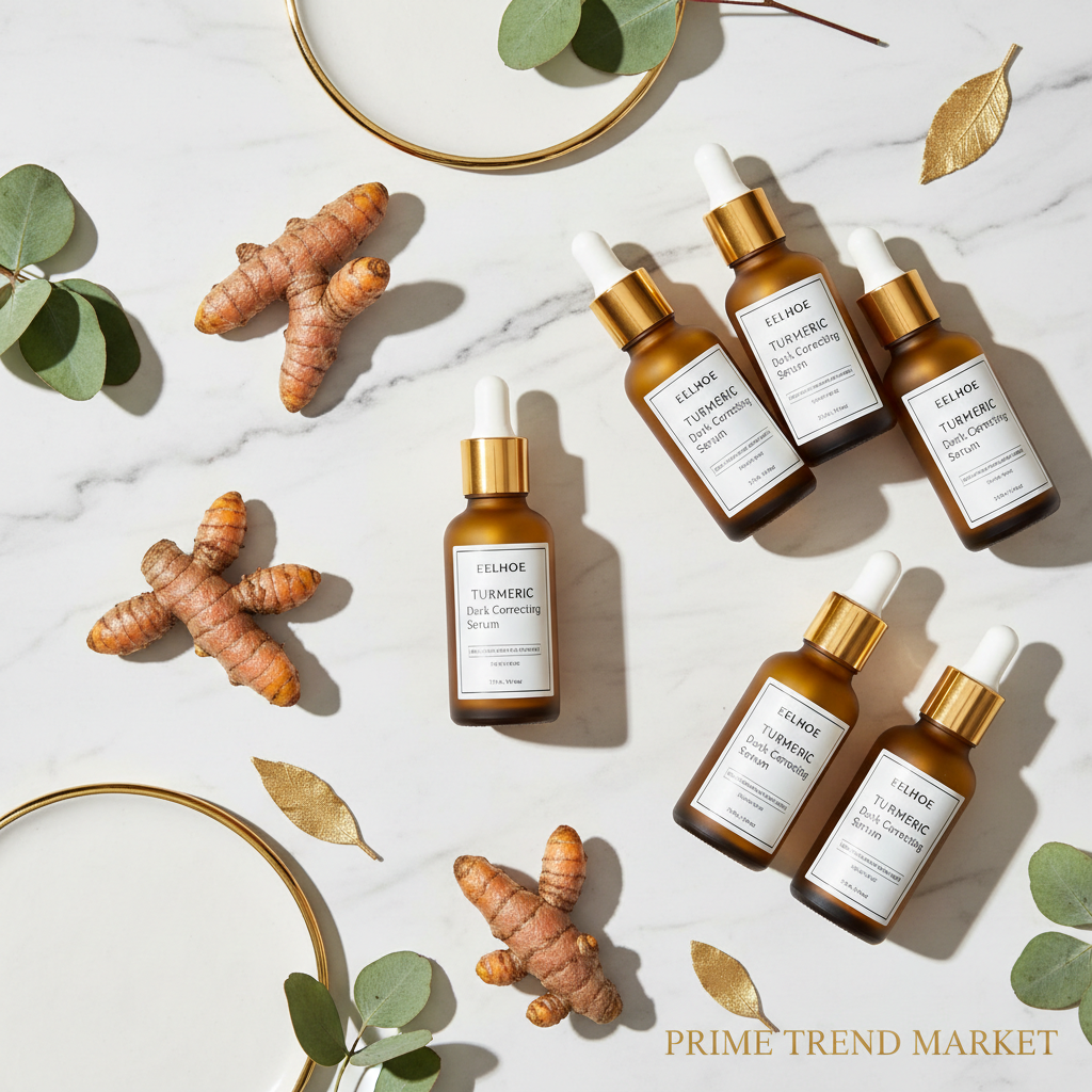 Glow Skin Serum Trio — Niacinamide, Turmeric & Retinol Serums — Prime Trend Market