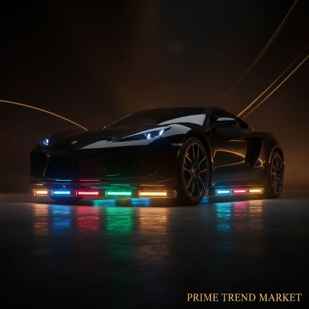 Waterproof 12V LED Underbody Strip Lights for Car & Motorcycle — Prime Trend Market