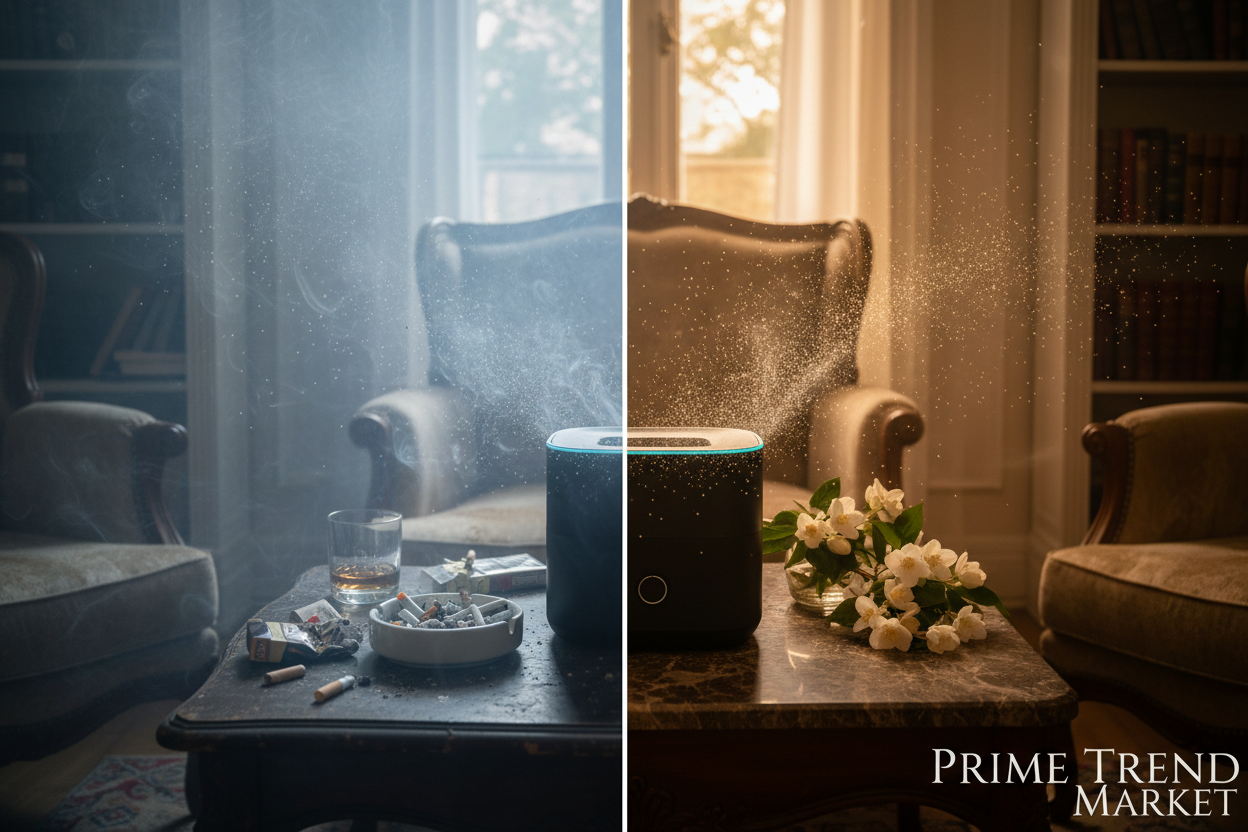 PureAsh™ Smart Smokeless Ashtray & Air Purifier — High-End Home Odor Eliminator — Prime Trend Market
