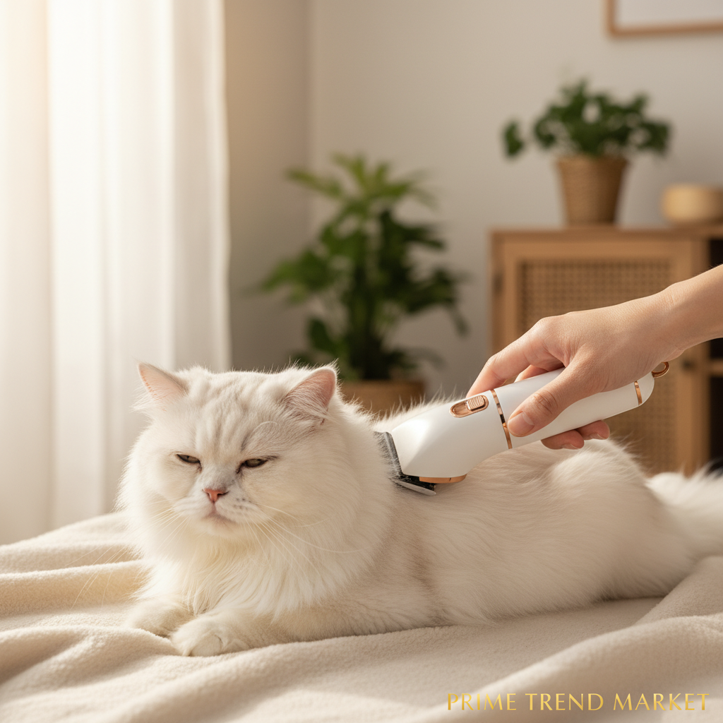 Professional Low Noise Pet Hair Clipper | Easy Home Grooming for Dogs & Cats — Prime Trend Market