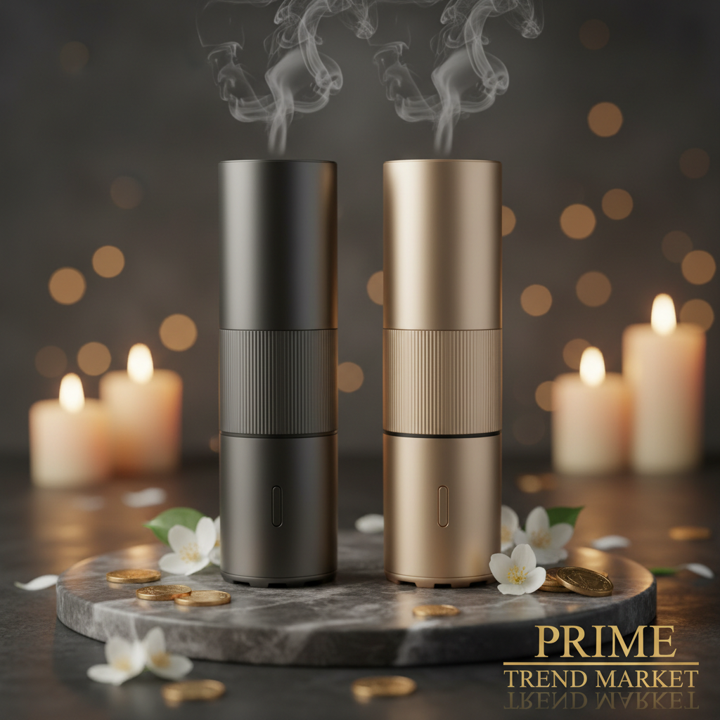 Luxury Dual-Scent Rechargeable Aroma Diffuser | Home & Car Touch Control Essential Oil Diffuser — Prime Trend Market