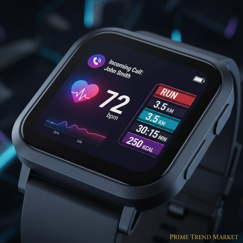 ZL54CJ Square Smartwatch – BT Calls, Heart Rate, Sport Mode, Fitness Tracker, Waterproof, iOS & Android (Women & Men) — Prime Trend Market