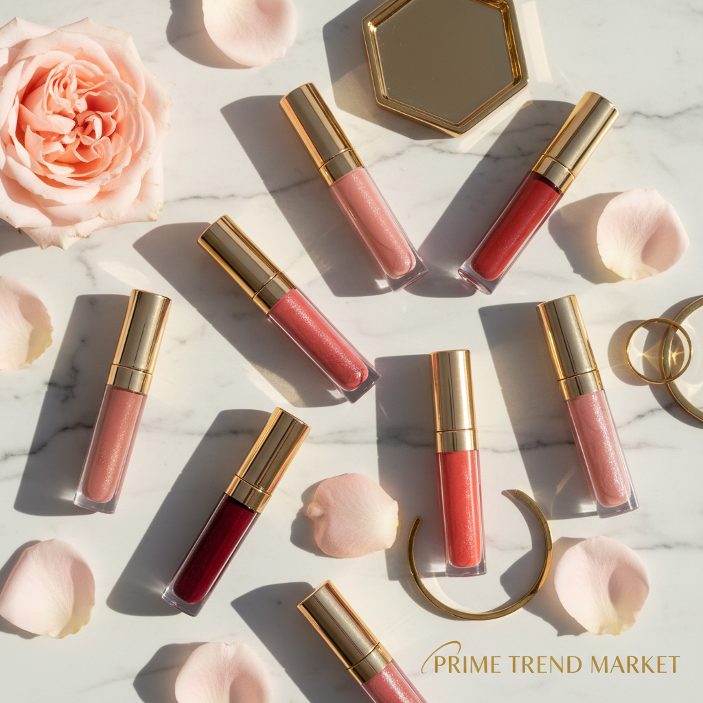 Double Head Non-Stick Lip Gloss — Long-Lasting Color & Glossy Finish | 9 Shades — Prime Trend Market