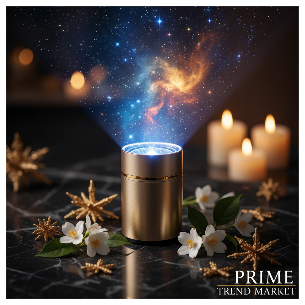 Luxury Starry Sky Projection Night Light — USB Ambient Mood Lamp for Bedroom & Nursery — Prime Trend Market