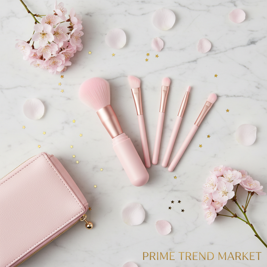4-in-1 Portable Makeup Brush Set — Travel-Ready Beauty Brushes — Prime Trend Market