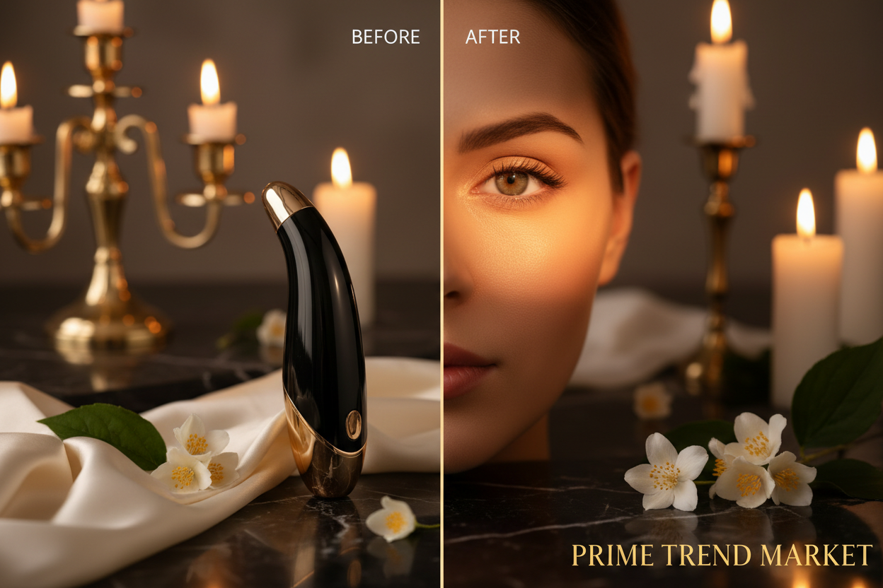 GlowEye™ 9-Color LED EMS Eye Wand — RF Micro-current Anti-Aging Eye Therapy Device — Prime Trend Market
