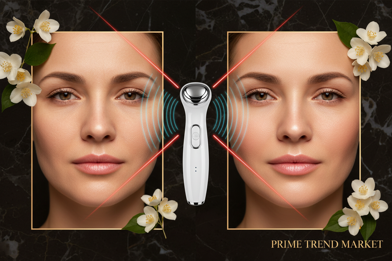 TriGlow™ 3-in-1 Ultrasonic EMS Infrared Face & Body Massager — Multi-Function Skin Rejuvenation Wand — Prime Trend Market