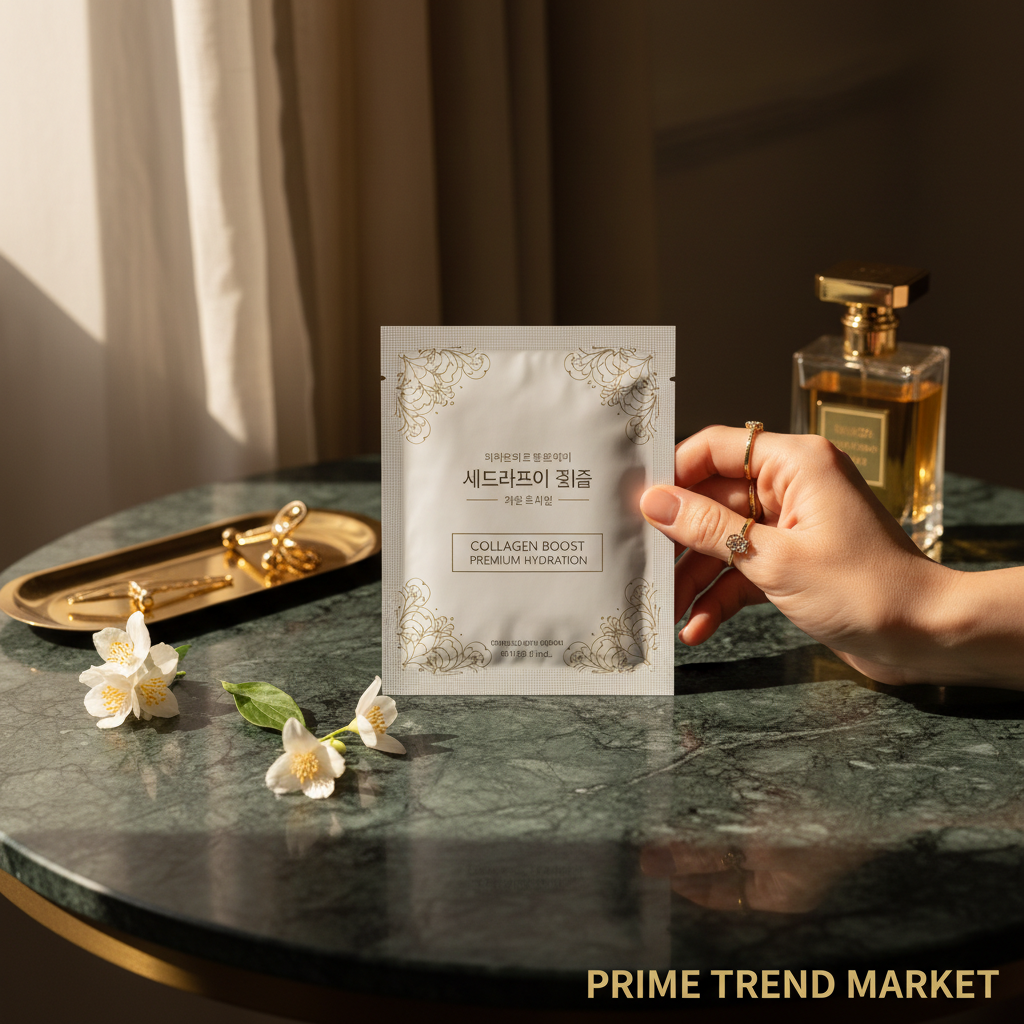 Luxury Korean Face Sheet Mask Bundle — Collagen, Centella, Hyaluronic Acid & Vitamin C Skin Glow Set — Prime Trend Market