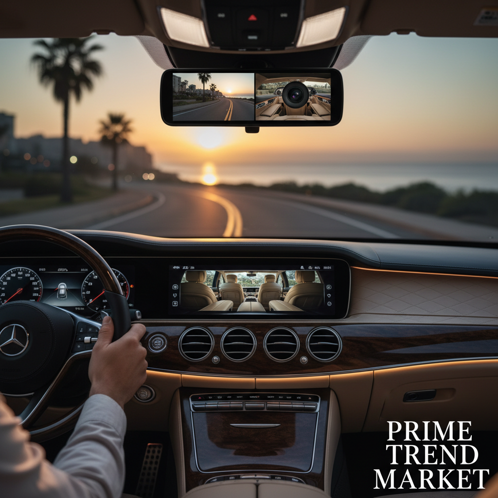 1080P Dual Lens Dash Cam | G-Sensor | Front & Interior Recording | Loop Recording — Prime Trend Market