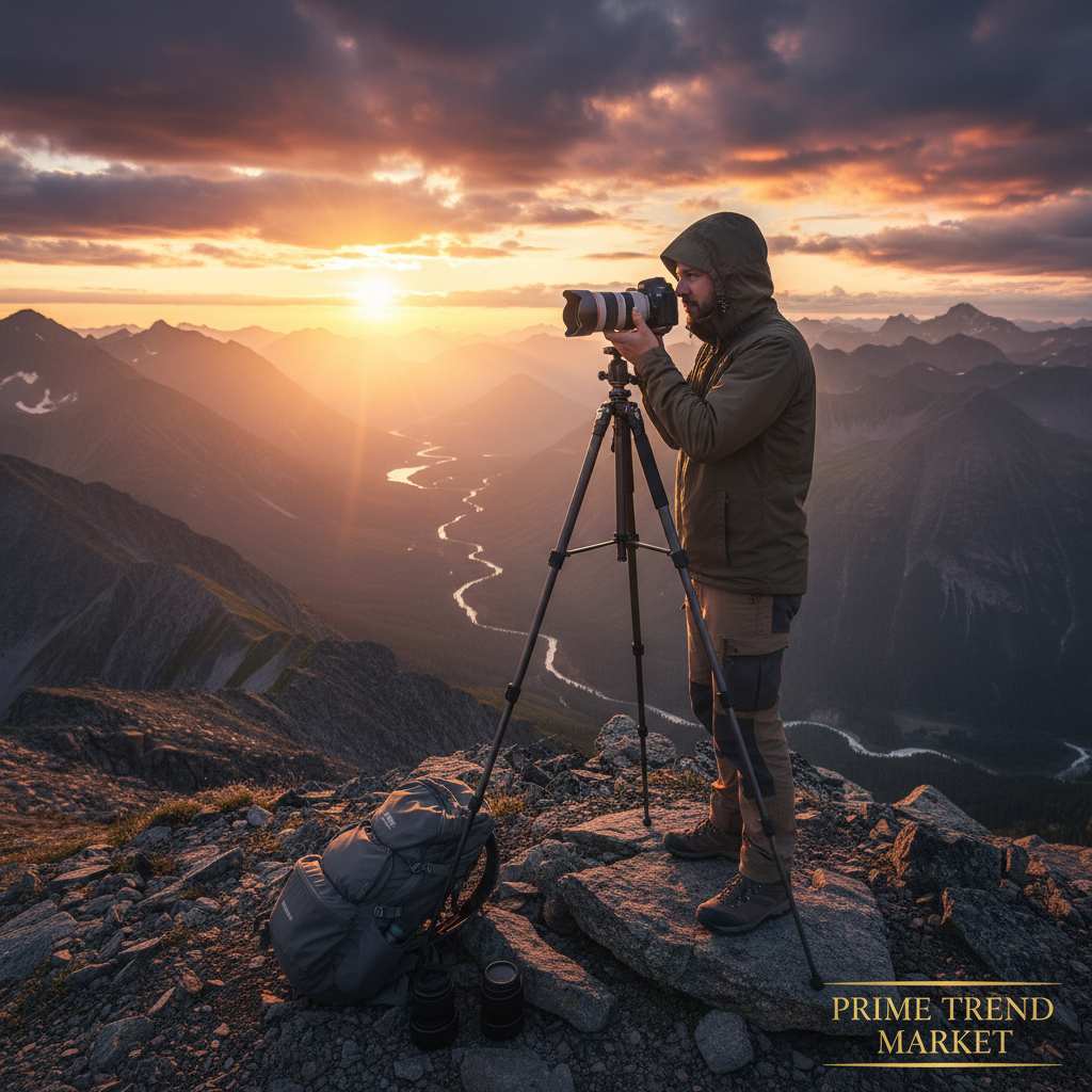 Portable Phone & Camera Tripod Stand | 360° Adjustable | Wireless Remote | Universal Mount — Prime Trend Market