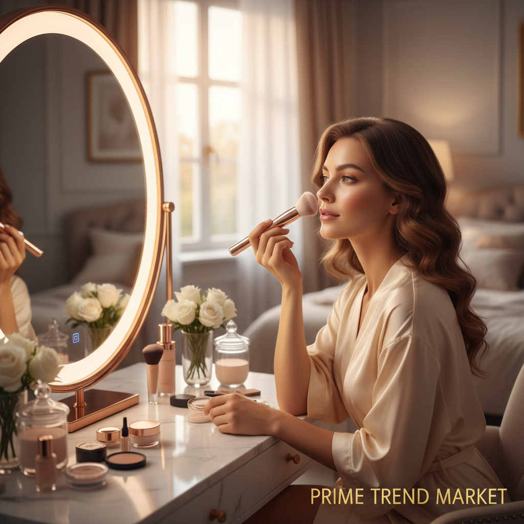 10-Piece Rose Gold Luxury Vegan Makeup Brush Set — Contour & Blush Brushes — Prime Trend Market
