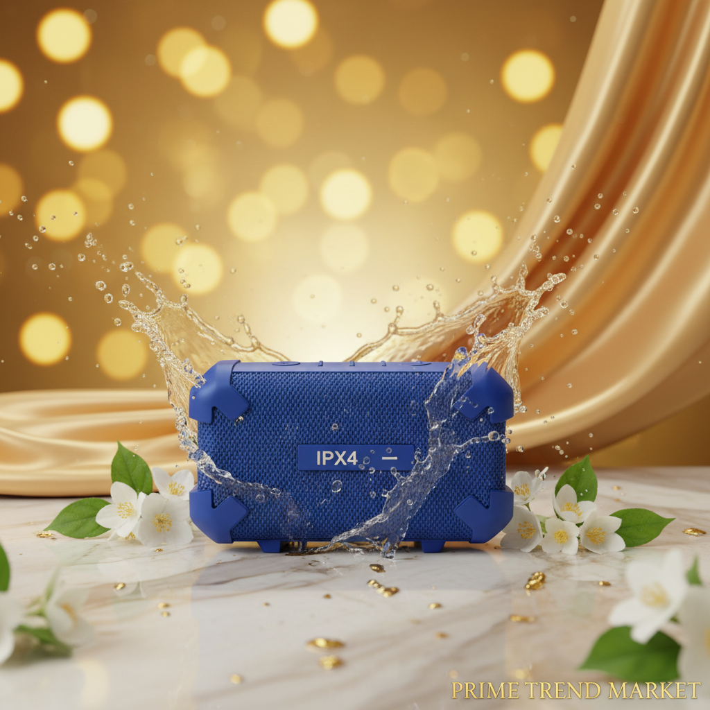 Portable Outdoor Waterproof Bluetooth Speaker — 16W Bass, 5000mAh Power Bank & FM Radio — Eliza & Tuan