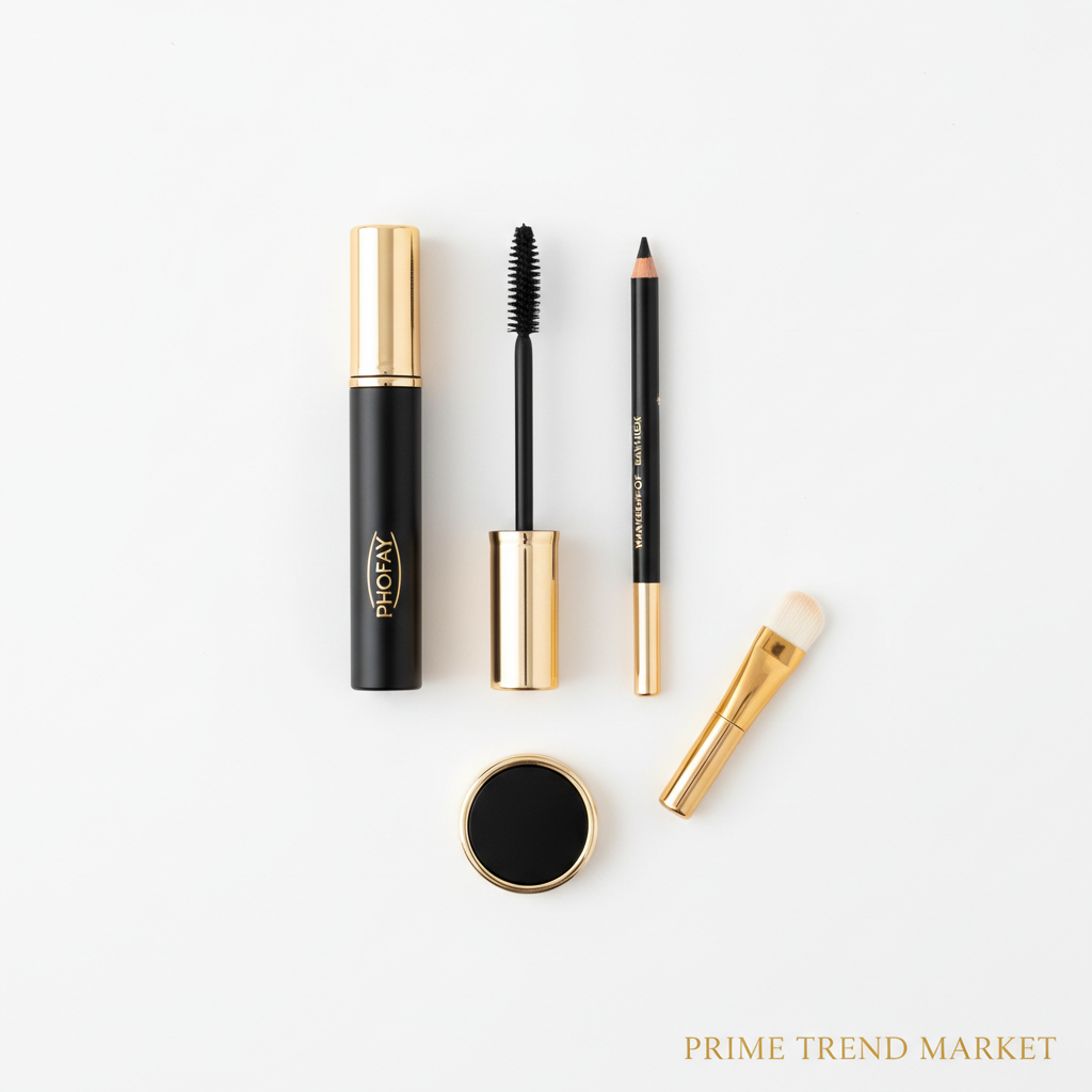 PHOFAY Eye Essentials Duo — Volumizing Mascara + Waterproof Colorful Eyeliner — Prime Trend Market