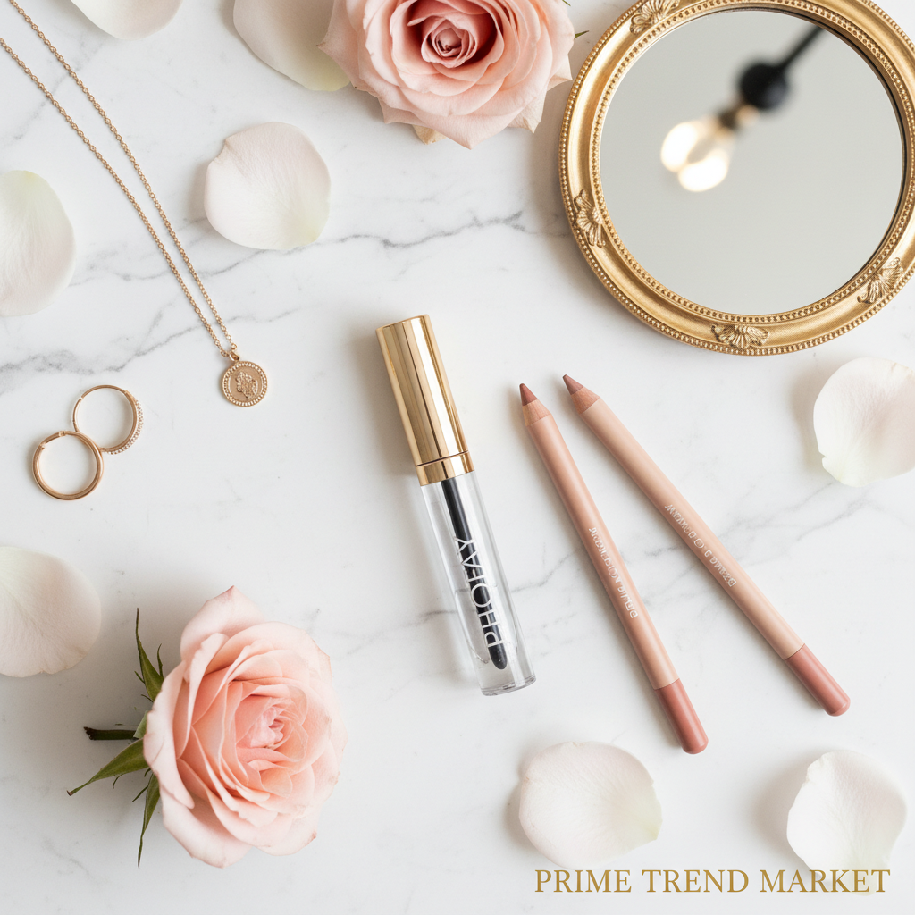 PHOFAY Brow Duo — Tinted Brow Gel + Nude Lipliner Kit — Prime Trend Market