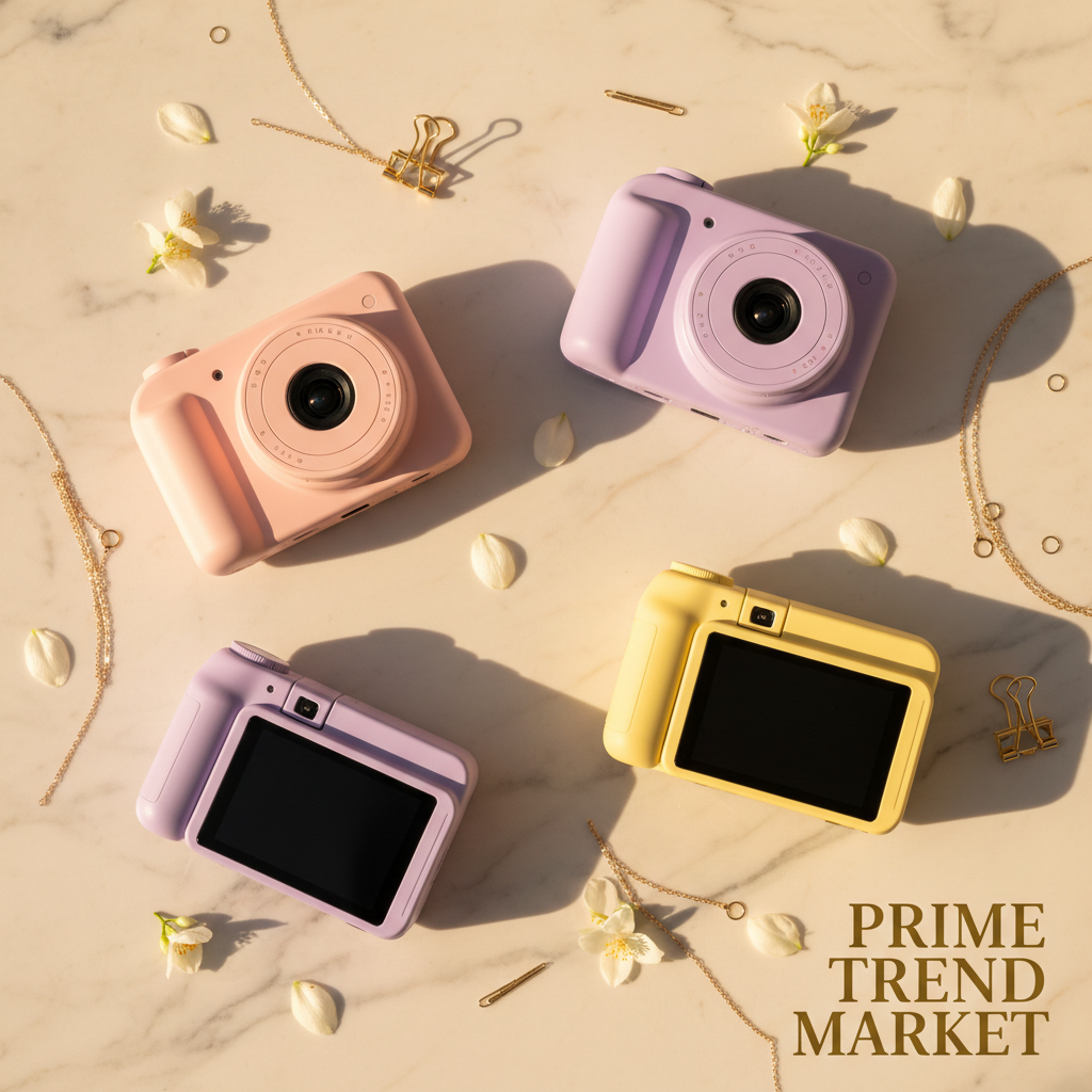 FlipShot™ HD Flip-Screen Vlog Camera — Entry-Level Digital Cam in 14 Pastel Colors — Prime Trend Market