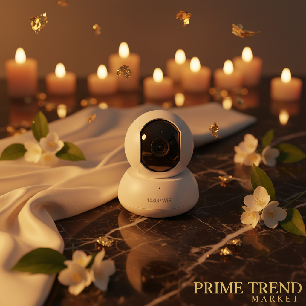 1080P Smart WiFi Surveillance Camera — Indoor Security Cam with Night Vision & Remote Viewing — Prime Trend Market