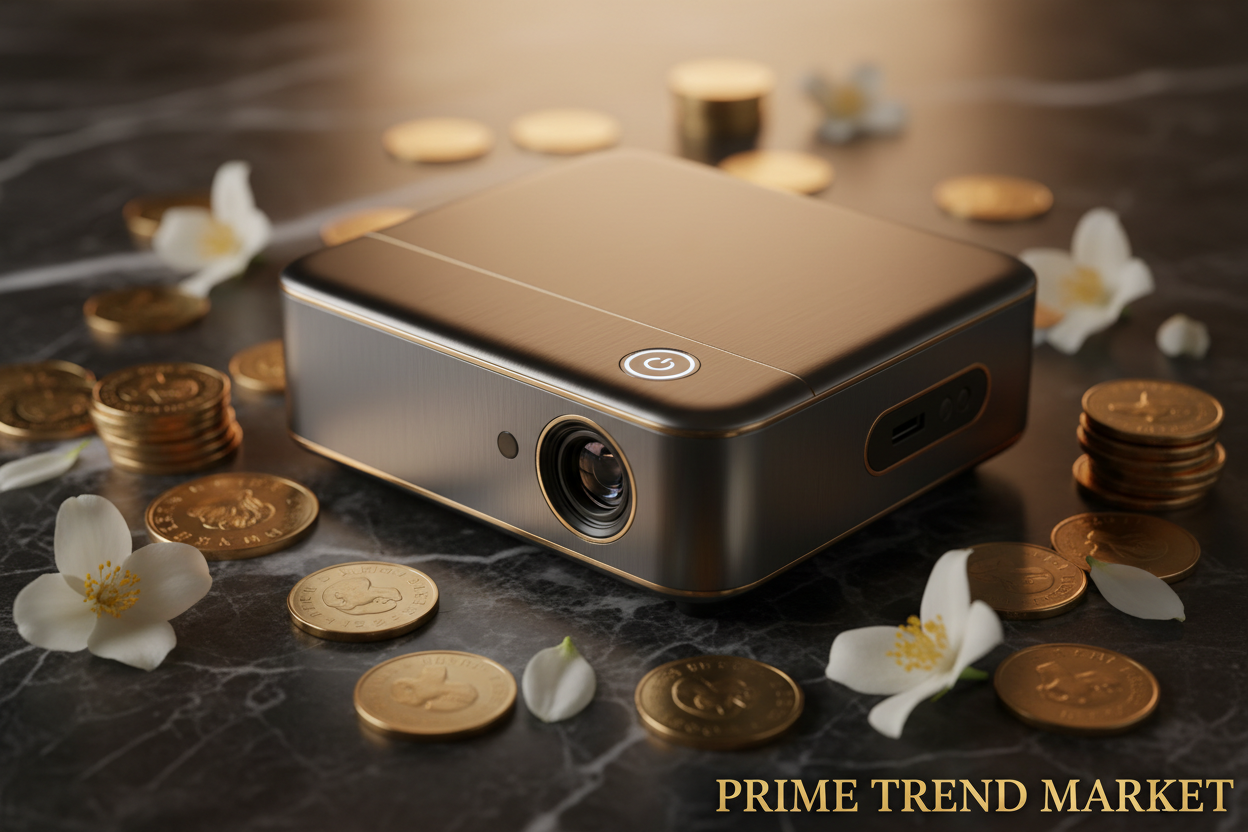 Portable WiFi Mini Projector — Wireless Screen Mirroring & Smart Projection — Prime Trend Market