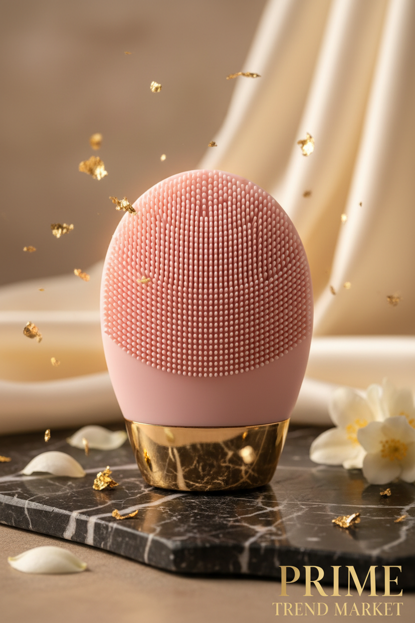 Luxury Mini Silicone Electric Face Cleansing Brush — USB Sonic Skin Purifier — Prime Trend Market