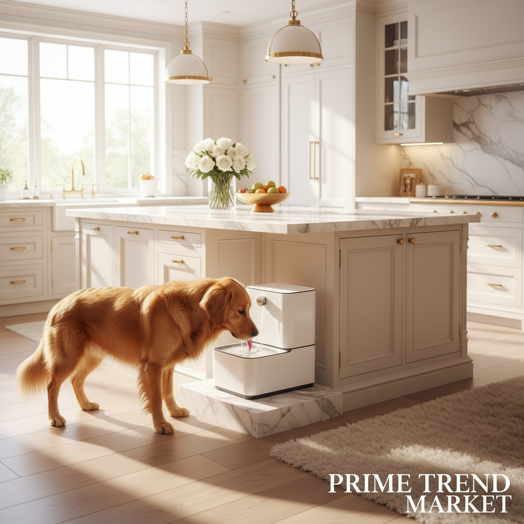 Smart Sensor Pet Drinking Fountain 2000ML — Wireless, Ultra-Quiet, Anti-Dry Burn & Filter — Prime Trend Market