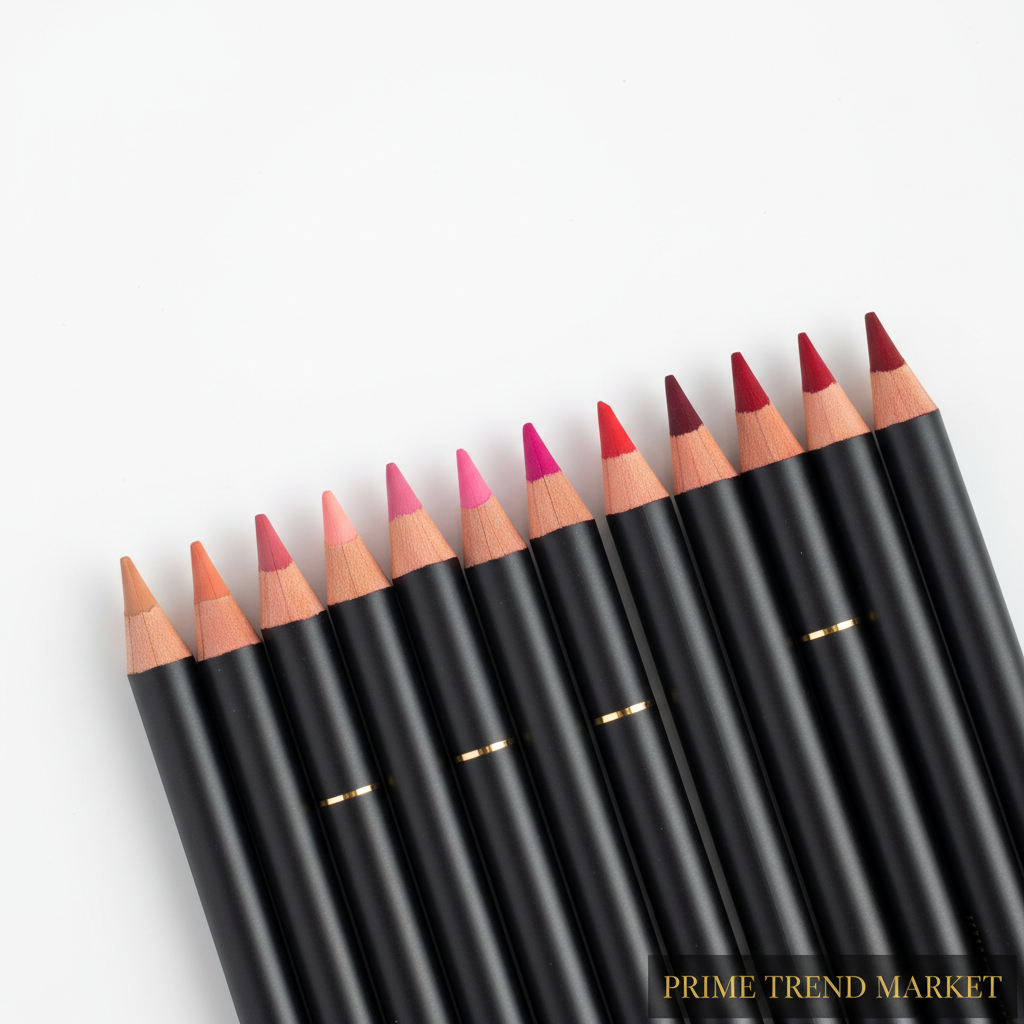 12-Color Lip Liner Pencil Set – High Pigment, Vegan, Longwear Ultra Fine Lip Liners | All Skin Tones — Prime Trend Market