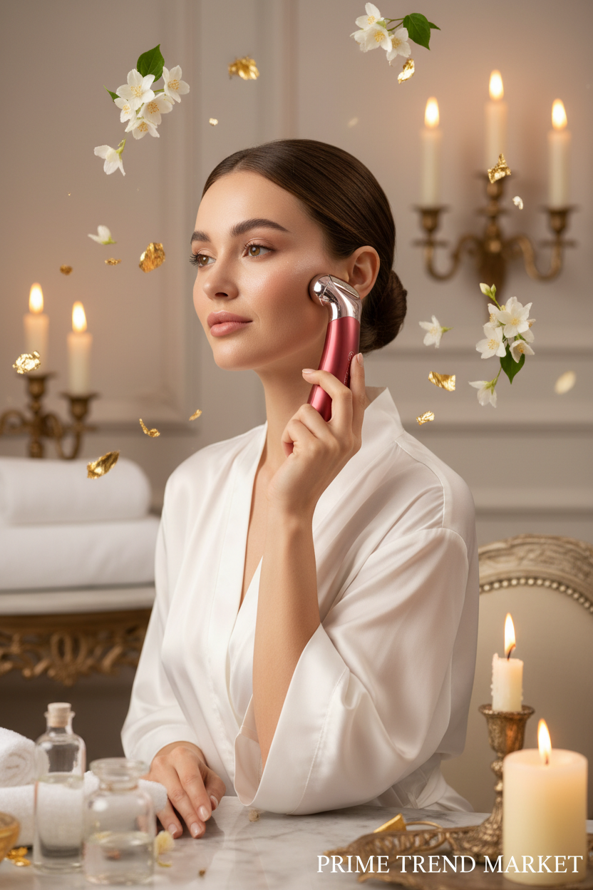 Luxury USB Rechargeable Electric Face-Lift Roller — Anti-Aging Skin Firming Beauty Device — Prime Trend Market
