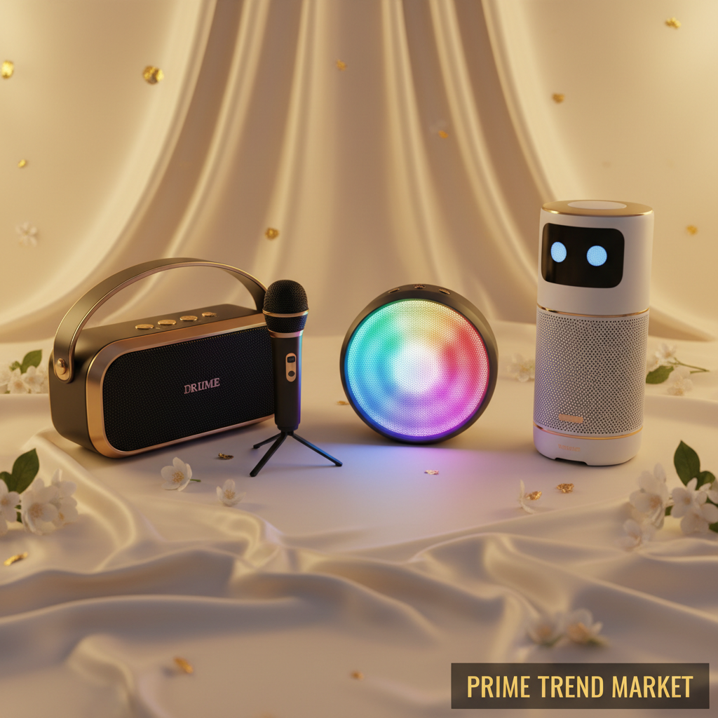 Home Karaoke Bundle | Karaoke Speaker + RGB Party Speaker + AI Robot Smart Speaker — Prime Trend Market