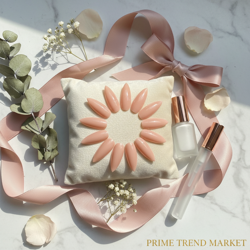 Nude Stiletto Press-On Nails — Wearable Fake Nails | XS S M L — Prime Trend Market